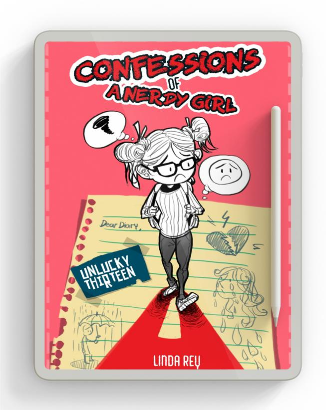 Unlucky Thirteen: Diary #2 (Confessions of a Nerdy Girl Diaries) Ebook - Perfect Summer Reading Book for Kids