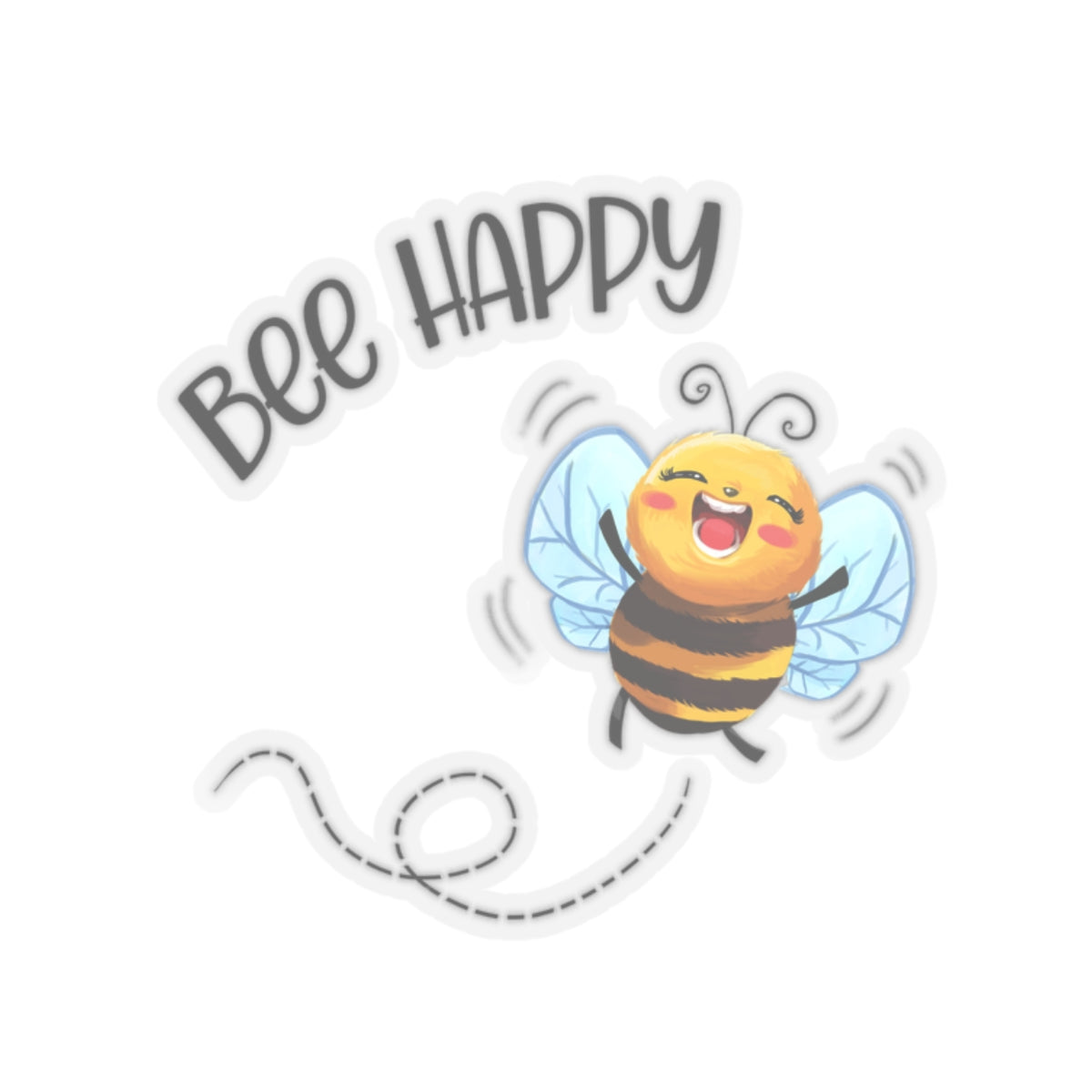Bee Happy Kiss-Cut Stickers