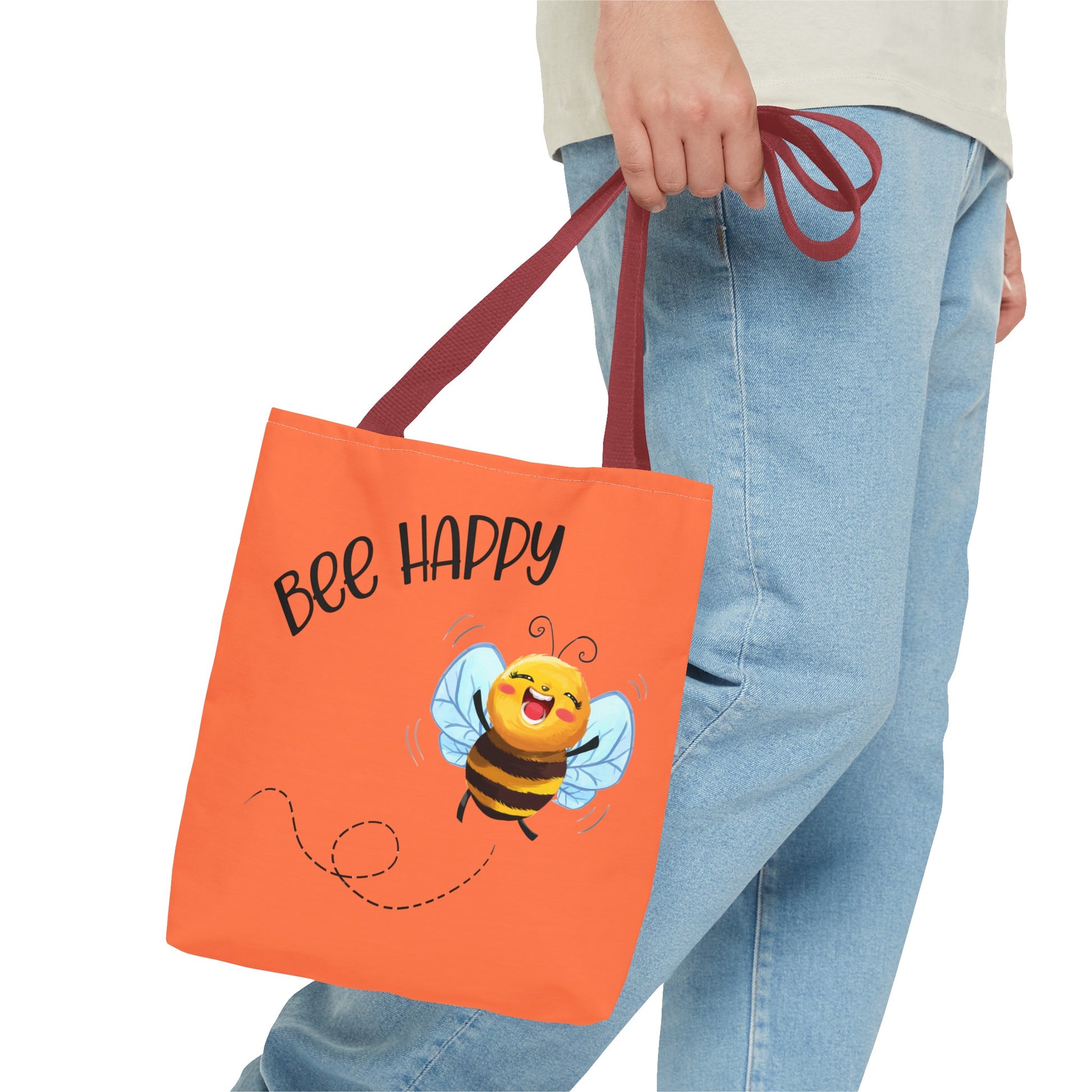 Bee Happy Tote Bag (AOP)