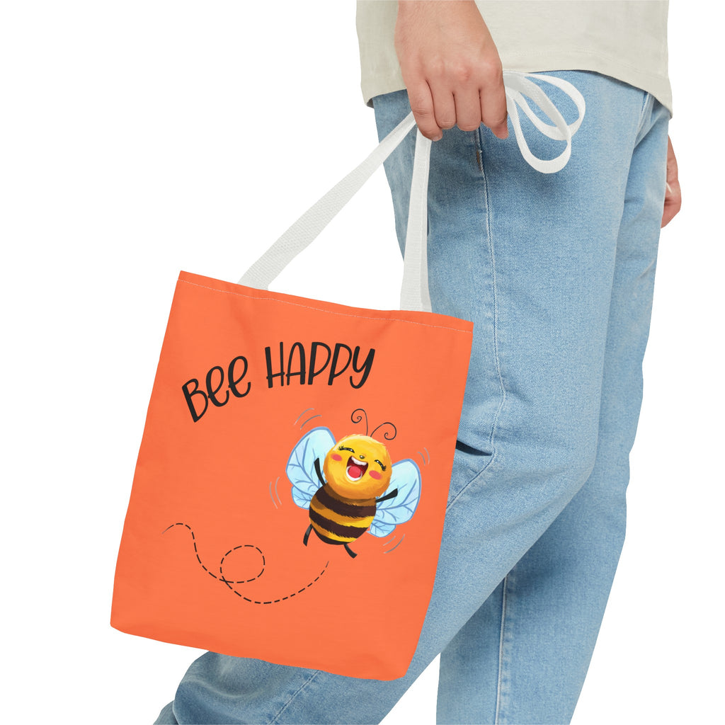 Bee Happy Tote Bag (AOP)