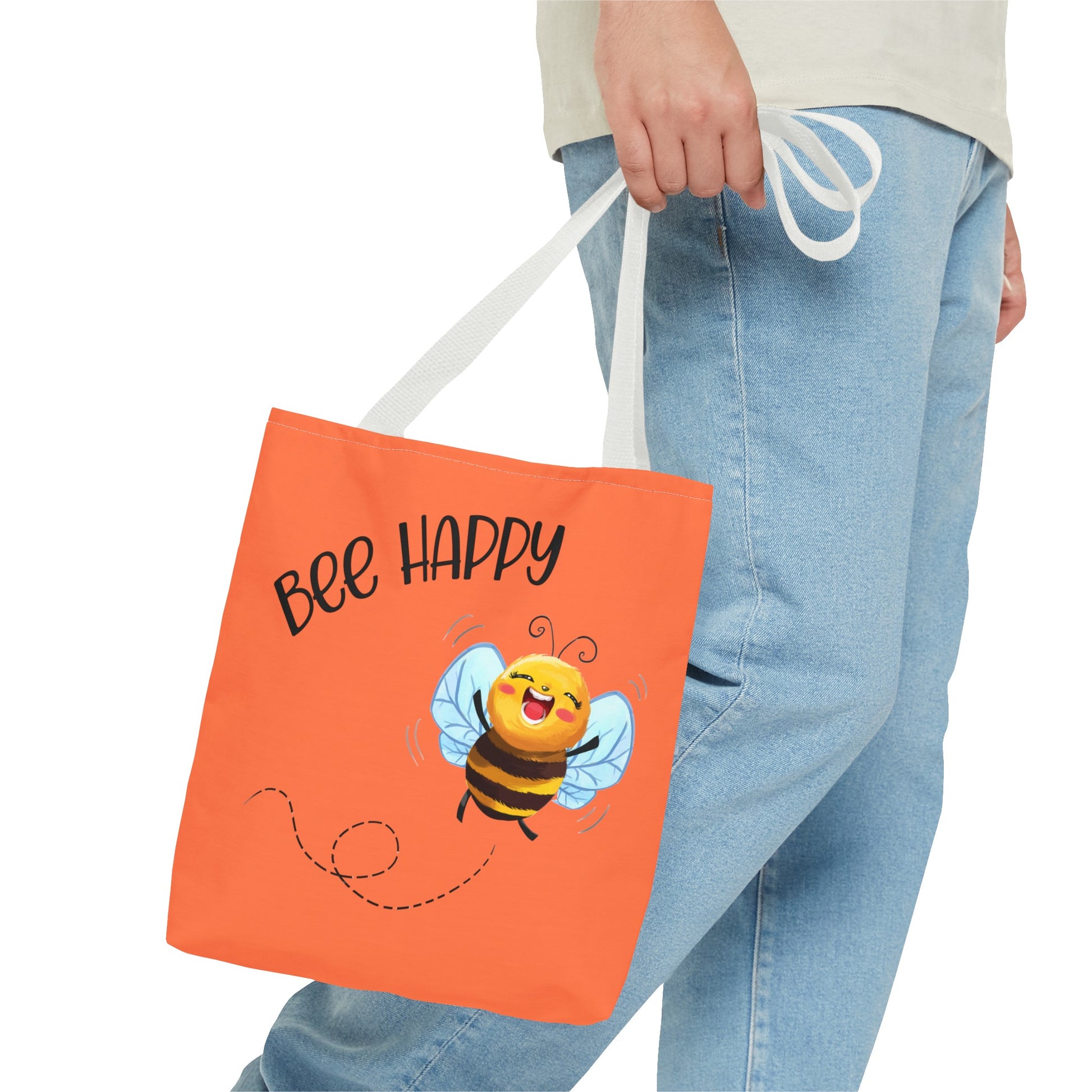Bee Happy Tote Bag (AOP)