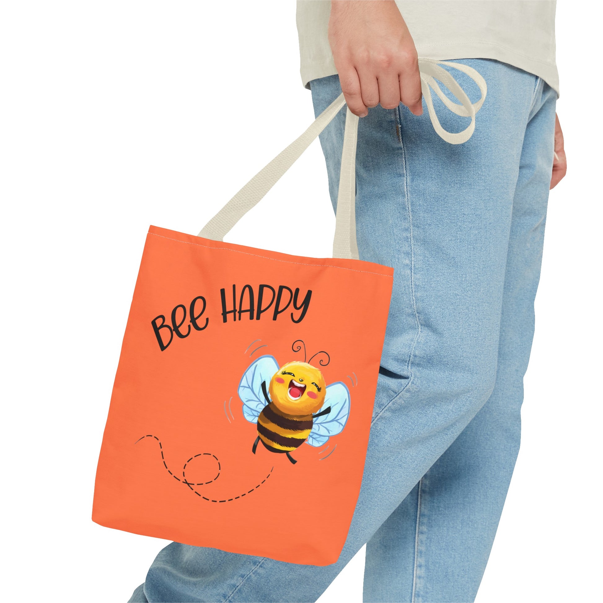 Bee Happy Tote Bag (AOP)