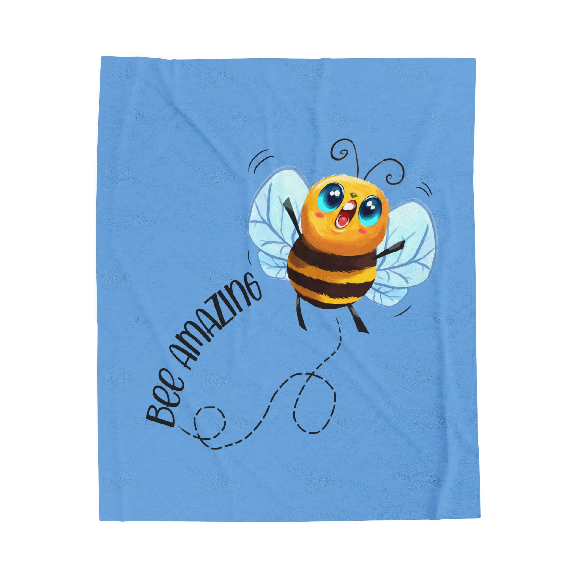 Bee Amazing Velveteen Plush Blanket