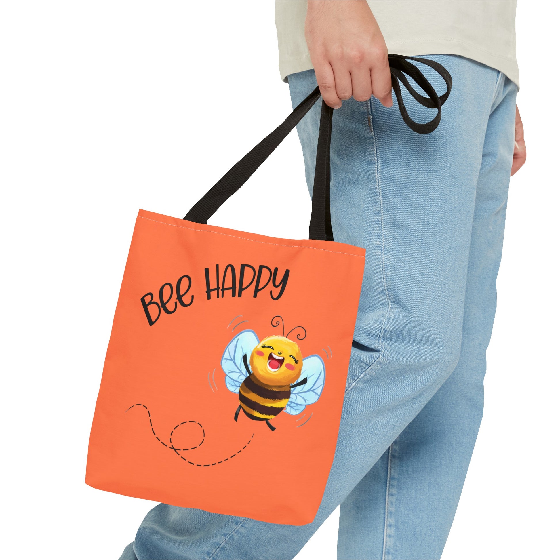 Bee Happy Tote Bag (AOP)