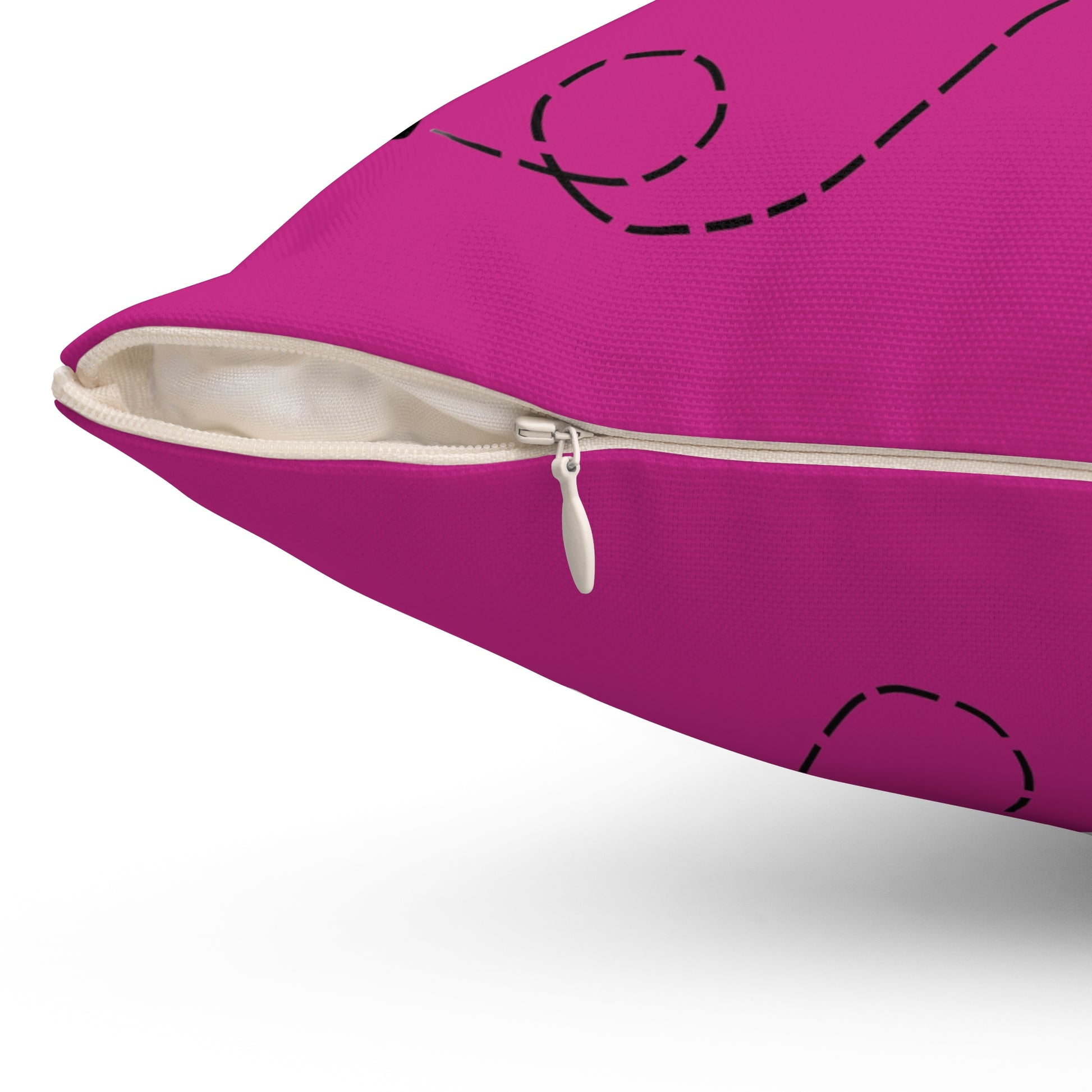 Bee Amazing Spun Polyester Square Pillow
