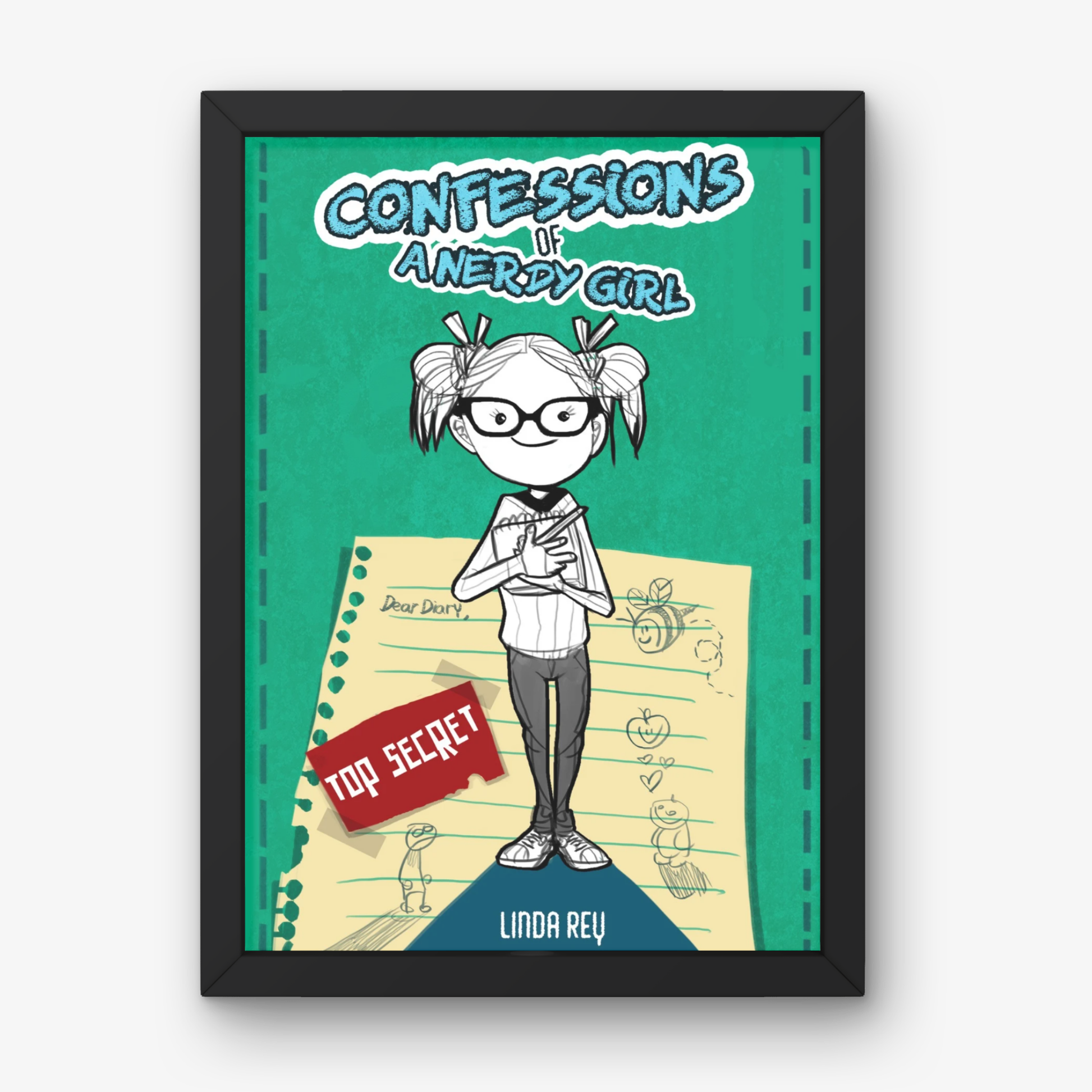 Top Secret: Diary #1 (Confessions of a Nerdy Girl Diaries) Paperback | Best Summer Reading Book for Kids 9-13