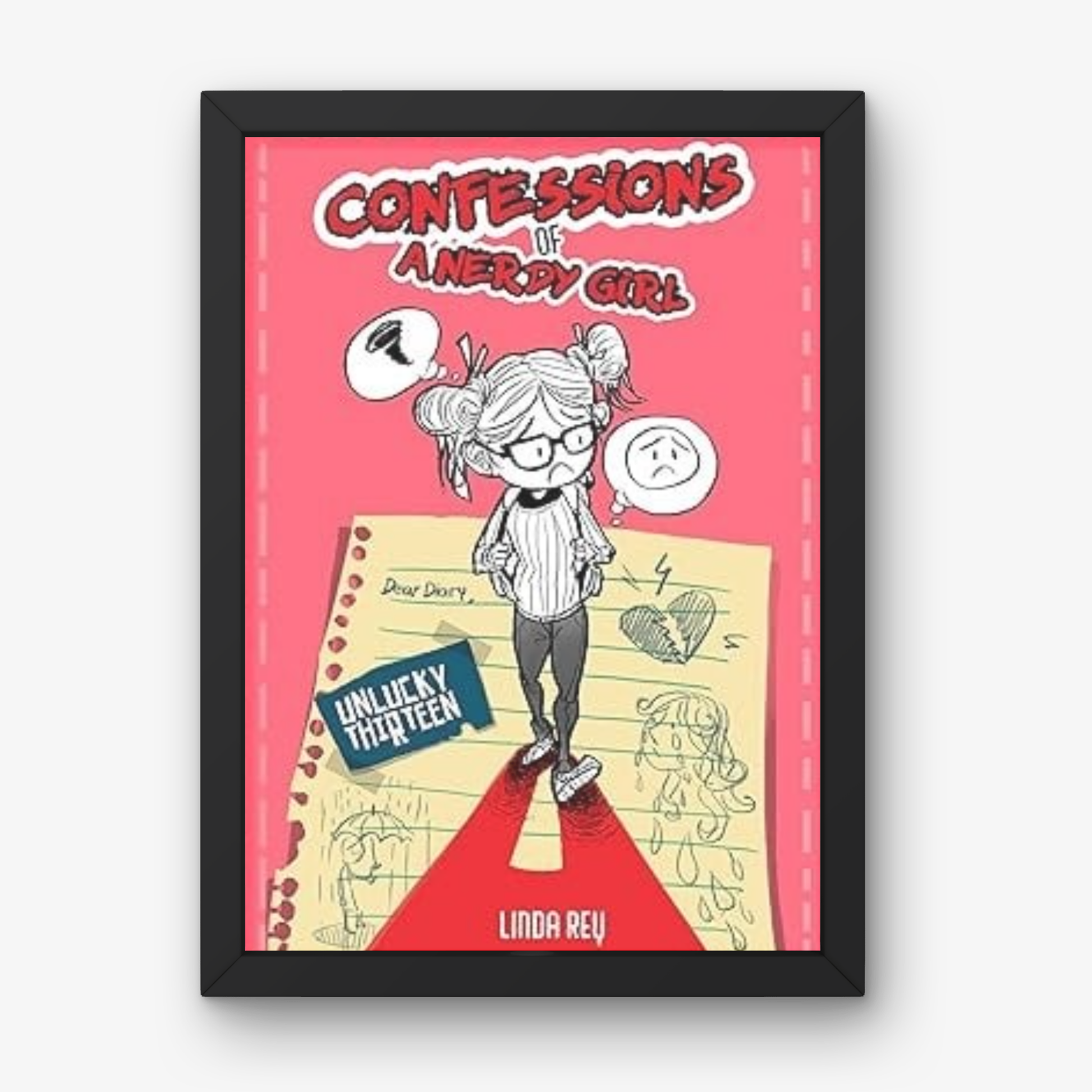 Unlucky Thirteen: Diary #2 (Confessions of a Nerdy Girl Diaries) Paperback - Best Summer Reading Book for Kids 9-13